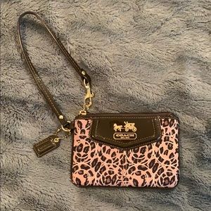 COACH Leopard Wristlet 🐆